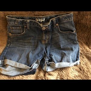 Cat & Jack girls denim shorts